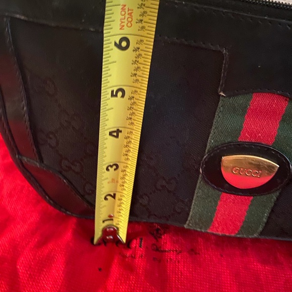 GUCCI BLACK,SHERRY WEB LINE BAG - Picture 10 of 16